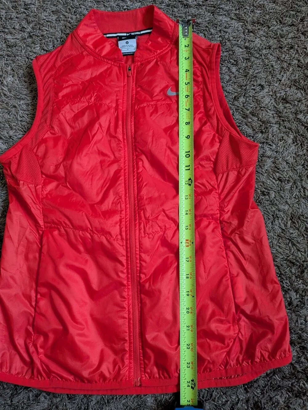 Nike Running Polyfill Aeroloft Bright Red Reflective Women's Vest M